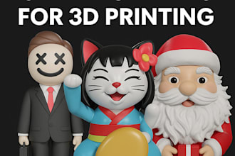 sculpt high quality stylized 3d models for 3d printing