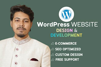 design and develop wordpress website
