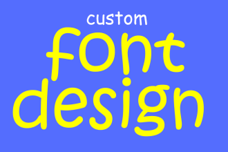 make modify and design amazing fonts