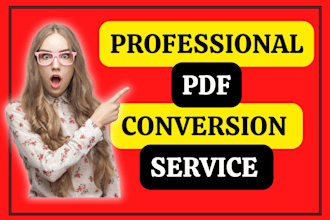 do fast and accurate PDF to excel, word and CSV conversion