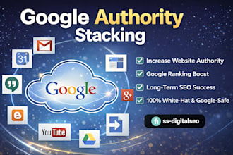 create google authority stacking and rys stacking for local SEO