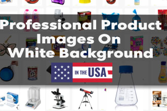 product photography on a white background  for amazon