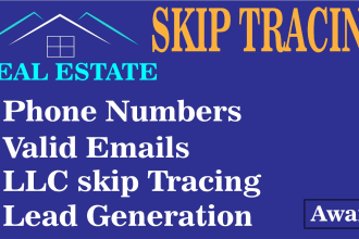 do real estate skip tracing and bulk skip tracing