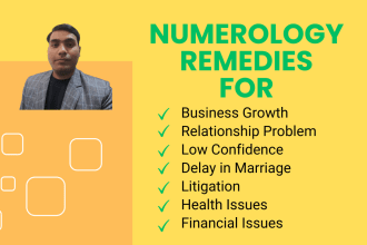 provide numerology remedies for your life problem