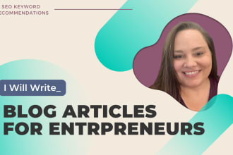 write blog posts and articles for your startup business