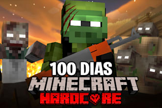 make the best 100 days minecraft thumbnails for you