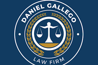 create an elegant attorney logo in very short time