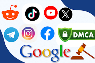 send dmca takedown notice tiktok, reddit, facebook, twitter, instagram, delete