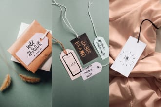design clothes label tags neck label hang tag