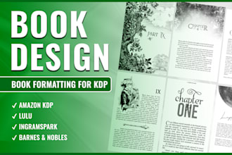professional book formatting and layout design ebook formatting