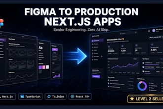 convert your figma design to a scalable next js or react app you can ship