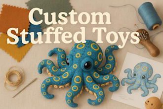 design plushie stuffed animal