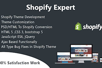convert design template or HTML to shopify template