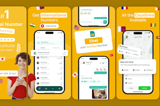 design app screenshots for play store and app store