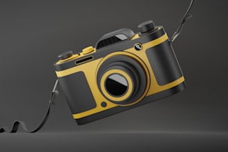 make 3d illustration in blender