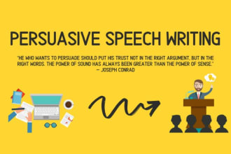 write motivational and persuasive speech for you