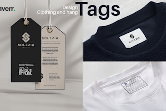 design clothing labels, shirt tag, hang tag, neck tags or label