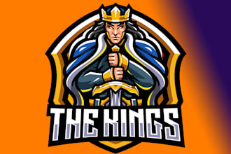 design creative king logo for you in just 1 day