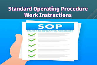 write technical sops, manuals, procedures, user guide instructions, and policies