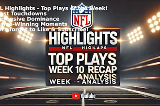 write NFL youtube scripts that engages audiences
