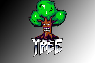 design original tree logo with my creative thinking