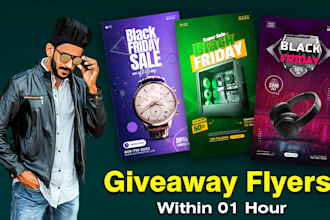make giveaway flyers within 01 hour