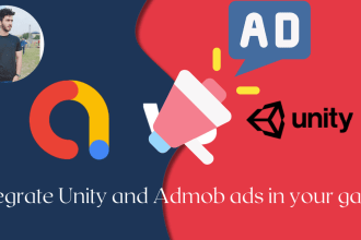 add admob ads or unity ads in your game