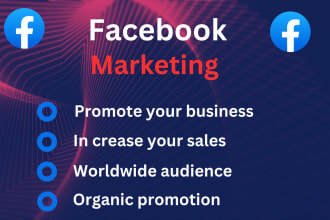 do organic facebook marketing