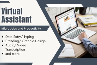 be your virtual assistant for micro jobs