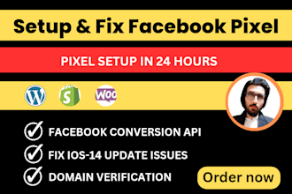 setup facebook conversion api, fb pixel and fix ios 14 update issues