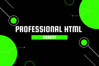 create innovative static website design for companies