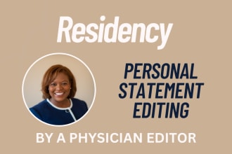 edit eras personal statements for your residency application