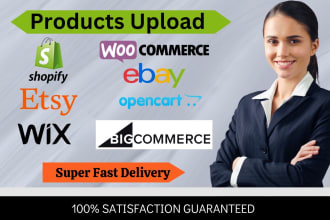 swiftly upload products or add products to any ecommerce store
