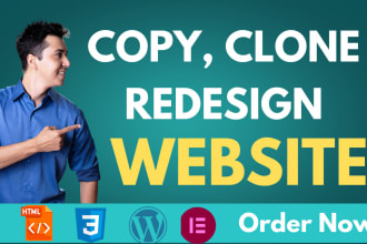 copy clone website in HTML CSS javascript and bootstrap