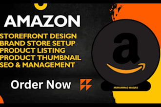 do amazon storefront design brand store setup and a content