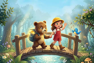 children book illustration and children book illustration