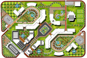 create a professional architectural landscape plan