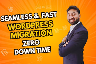migrate or transfer wordpress website, seamless migration within 1 hour