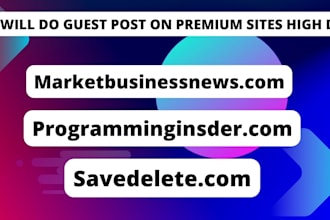 do guest post on premium sites on high domain authority