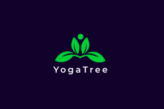 give express yoga logo design and branding for you in 12 hours