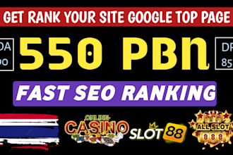 make high quality thai dofollow SEO link building DR authority thailand backlink