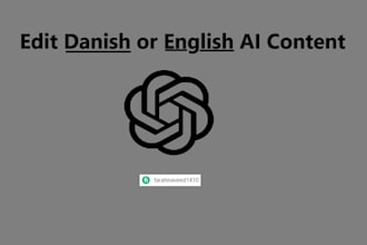 edit and polish your danish chatgpt or ai written content