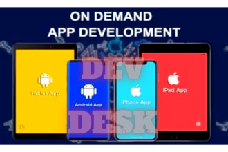 create android app, ios mobile app for your bussniss