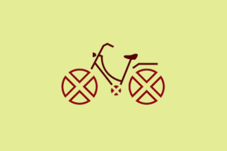 design bicycle logo without any copyright