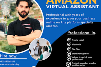 be your amazon virtual assistant expert