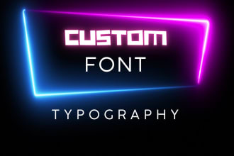 design your unique brand identity with custom fonts