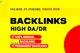 build poland high da authority backlink polish link building