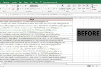 reformat and clean your messy excel data