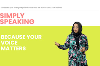 help you achieve your vision of public speaking
