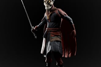 3d character modeling and retopology